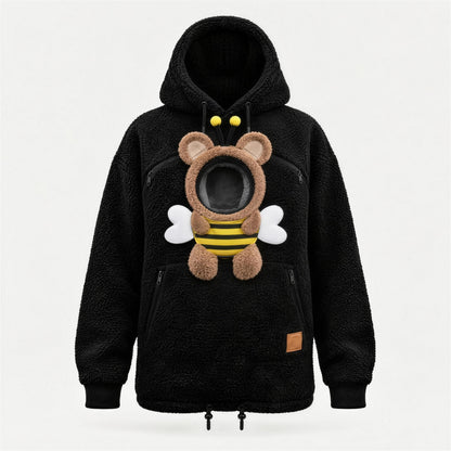 Hoodkins™ – Fur Baby Pouch Hoodie