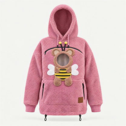 Hoodkins™ – Fur Baby Pouch Hoodie