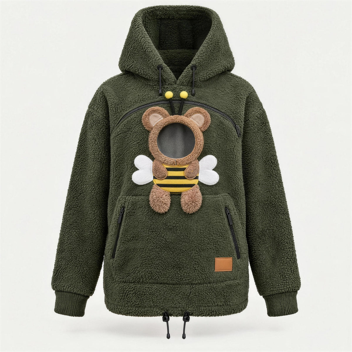 Hoodkins™ – Fur Baby Pouch Hoodie