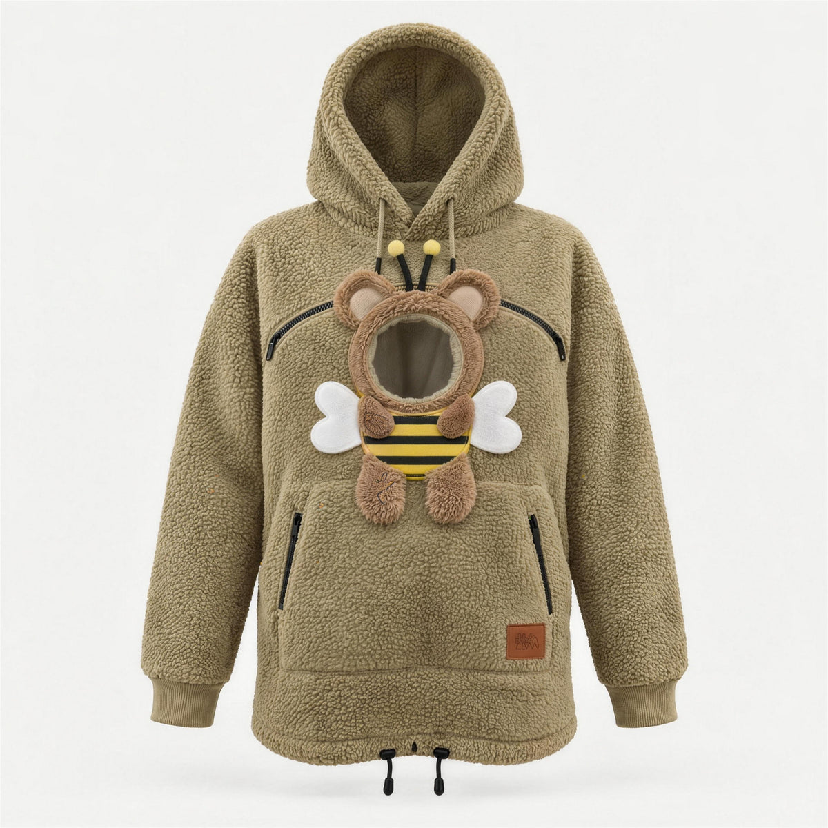 Hoodkins™ – Fur Baby Pouch Hoodie