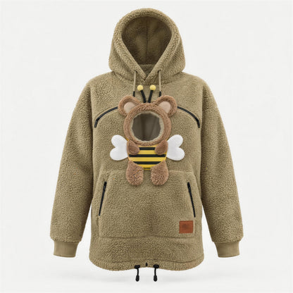 Hoodkins™ – Fur Baby Pouch Hoodie