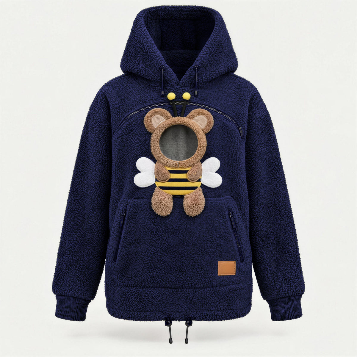 Hoodkins™ – Fur Baby Pouch Hoodie