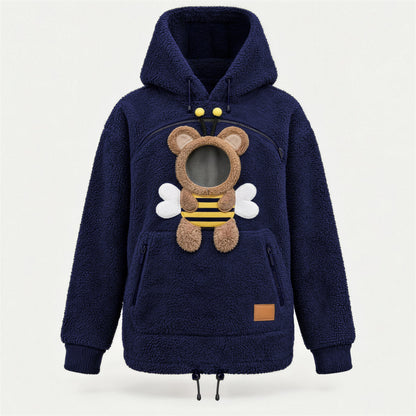 Hoodkins™ – Fur Baby Pouch Hoodie